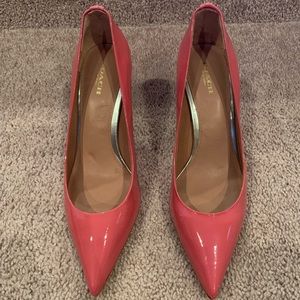 Coach - new patent pump - 4 inch heel